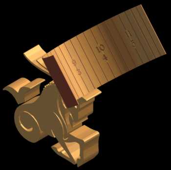 Gnomon-less Equatorial Sundial