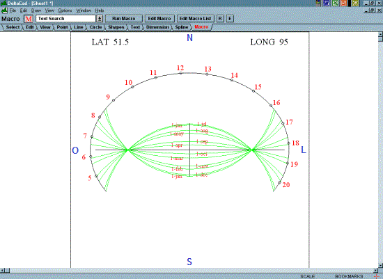 Figure 6: Analemmatic Sundial 3