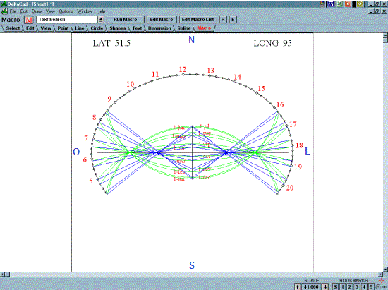 Figure 8: Analemmatic Sundial 3 Modified