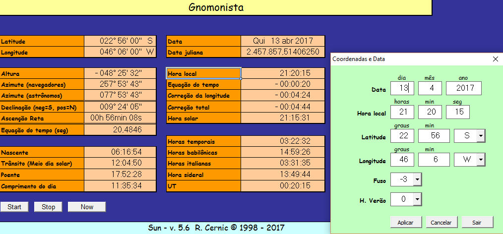 Figure 2: Input Information Window