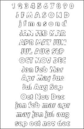 Font Template - Kabel ULT BT