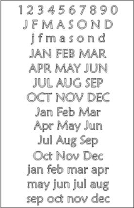 Font Template - Maiandra GD