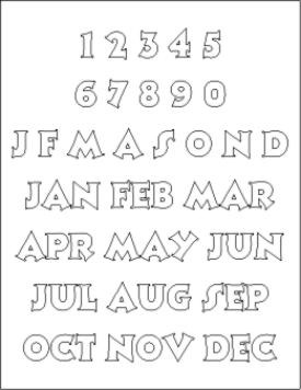 Font Template - Tristan