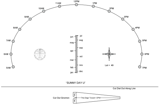 Make an Analemmatic Sundial
