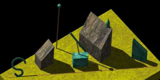 Figure 2: Shadow Plane Objects - A Different View