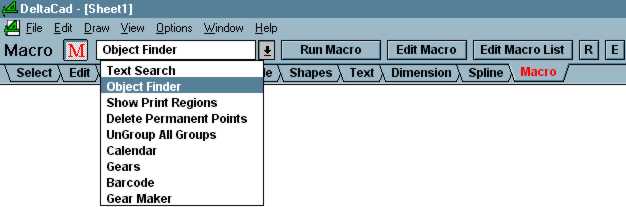 Figure 1: Running a Macro Using the "Run Macro" Button