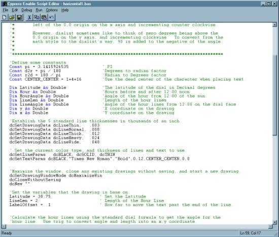 Figure 2: Horizontal Sundial 1 Macro