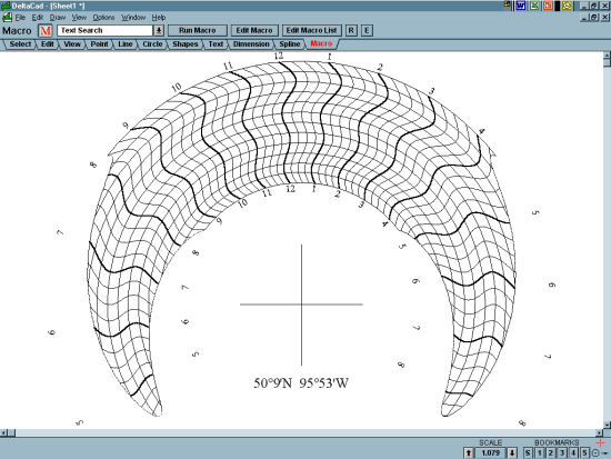 Figure 2: SCADD Horizontal Sundial - January Inside