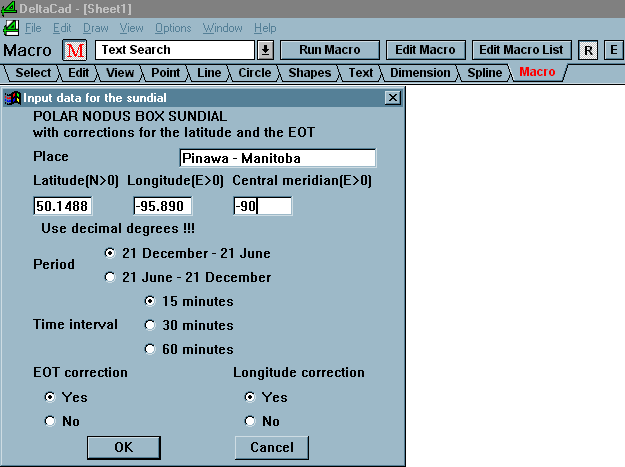 Figure 1 - Polar Nodus Box Sundial Macro