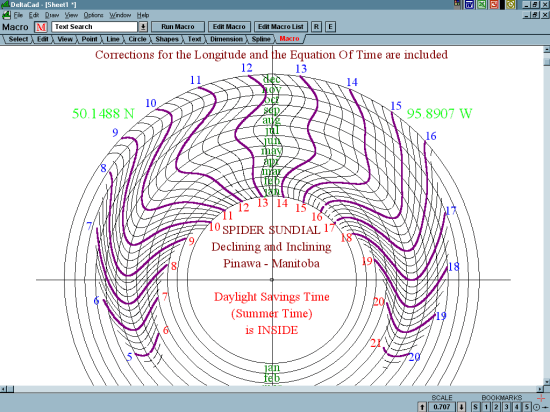 Figure 2 - Spider Sundial 1