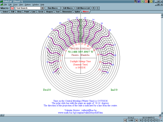 Figure 3 - Spider Sundial 2