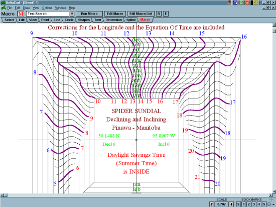 Figure 4 - Spider Sundial 3
