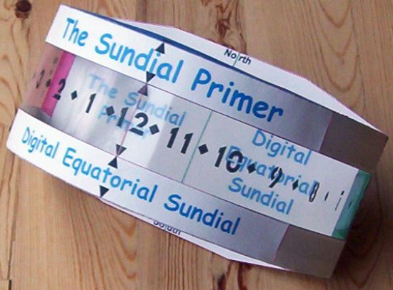 Figure 3: Digital Equatorial Sundial Transparency Model - Compensated
