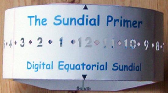 Figure 2: Digital Equatorial Sundial Paper Model