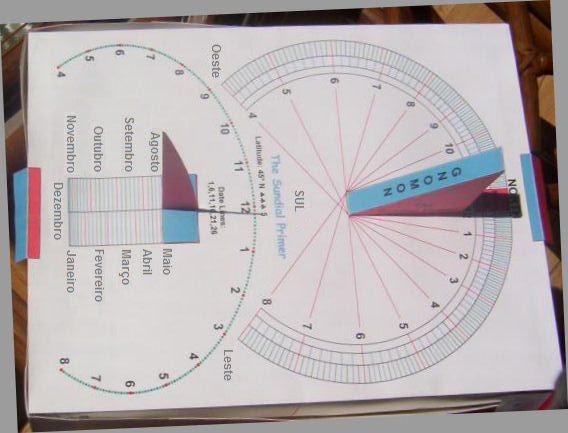 Horizontal/Analemmatic Sundials - In Operation