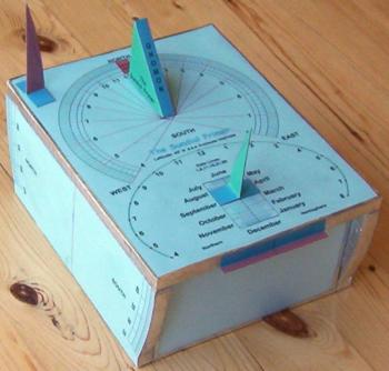 Horizontal/Analemmatic Sundials - Inner Box: Latitude Scales & Dial Plate