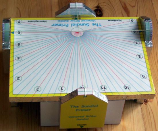 Universal Bifilar Sundial - Rear View