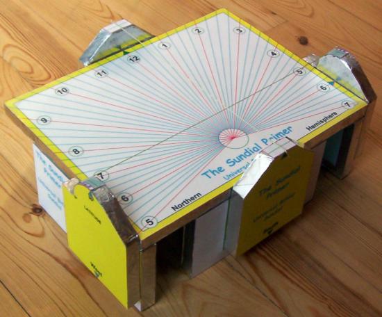 Universal Bifilar Sundial - Side View