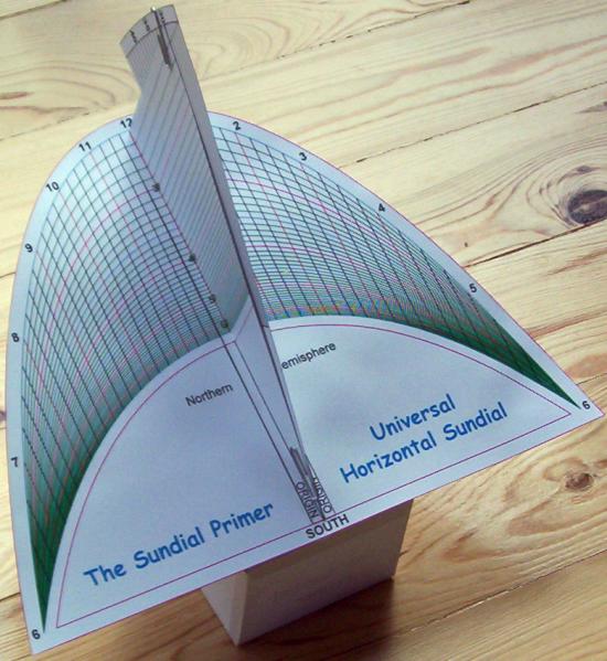 Universal Horizontal Sundial #2 with Adjustable Base