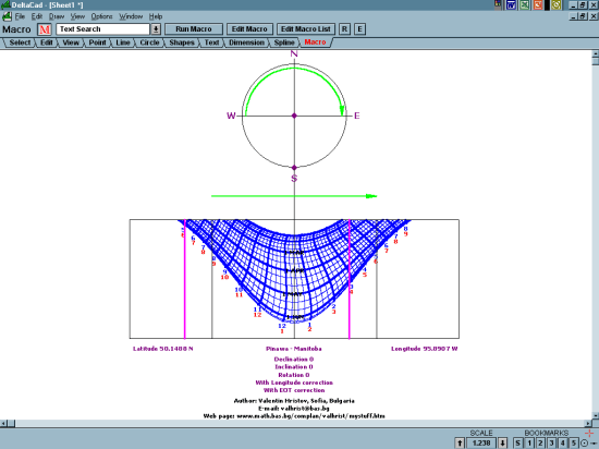 Figure 5: Nodus Type Cylinder Sundial