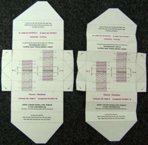 Figure 3: Cut out the model and fold carefully.