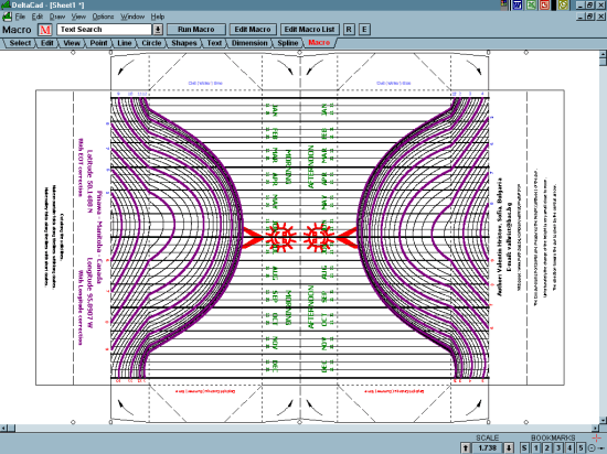 Figure 2 - Horizontal Double Box Altitude Sundial