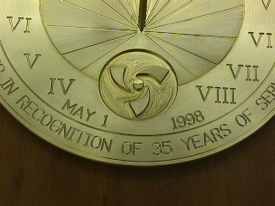 Dial details.