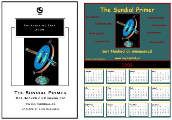 The Equation of Time - Booklet and Calendar